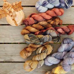 Nem og kreativ garnfarvning - i mikroblgeovn