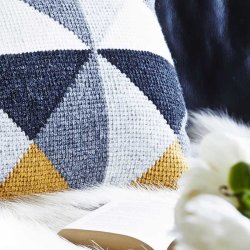 Helga Cushion - tunisian crochet pattern download