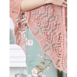 Rosy Sky Sjal - strikkeopskrift