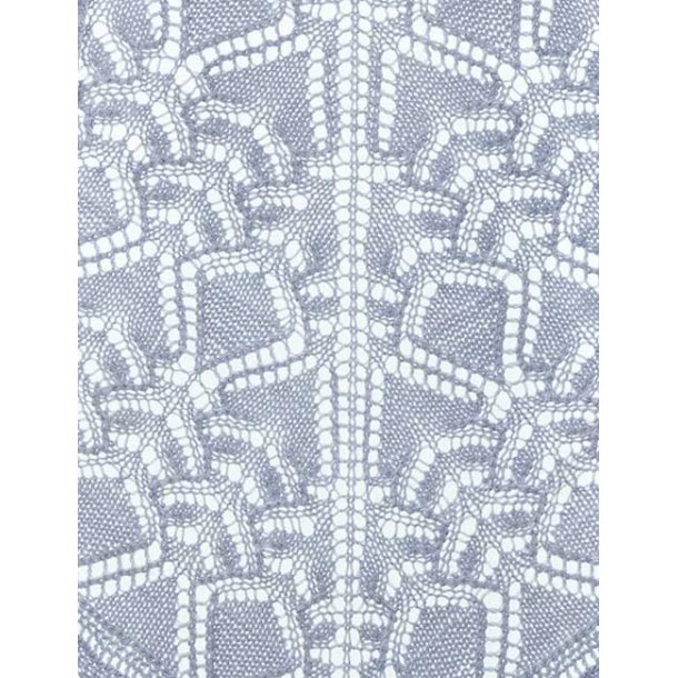 Smillas Sjal - strikkeopskrift 