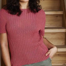 Summer Rib Tee - strikkeopskrift