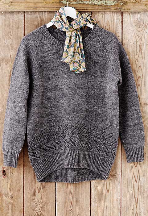Celeste Sweater med Bladbort