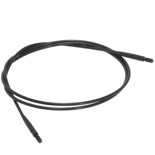 Knit wire/kabel til Pro udskiftbare rundpinde sorte med metal